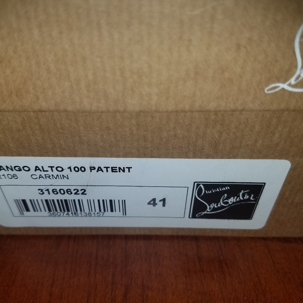*SOLD* AUTHENTIC Christian Louboutin Patent Ankle - Picture 7 of 8